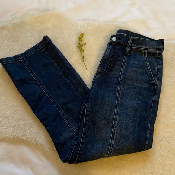 J Crew Billie Demi Boot Crop Jeans 24 - Picture 4 of 10
